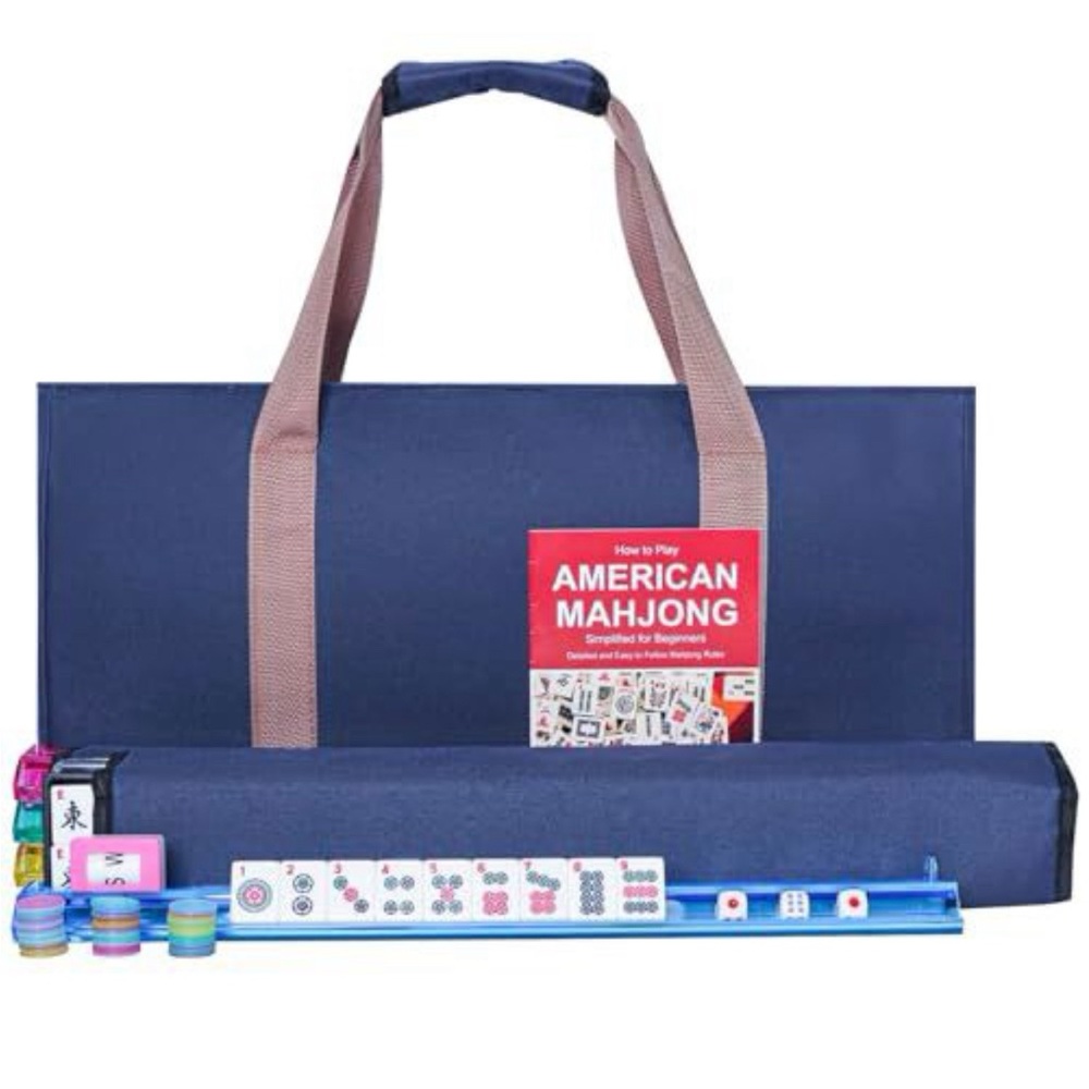 American Mahjong Set with Navy Case